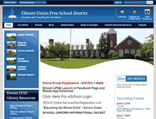 Tablet Screenshot of elmontschools.org